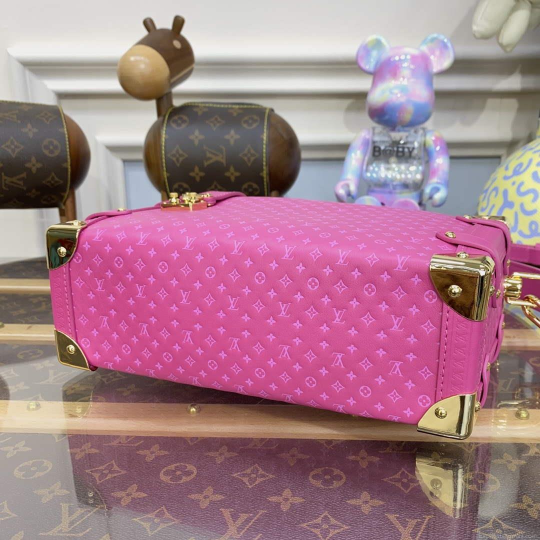 LV M46358 Louis Vuitton Side Trunk PM Bag M21709 Rose