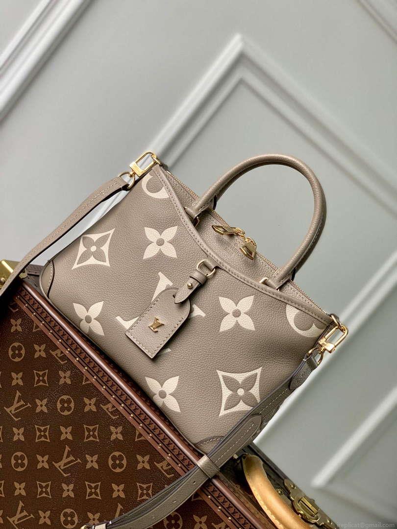 LV M46585 Louis Vuitton Trianon PM Tote Bag Crème Beige
