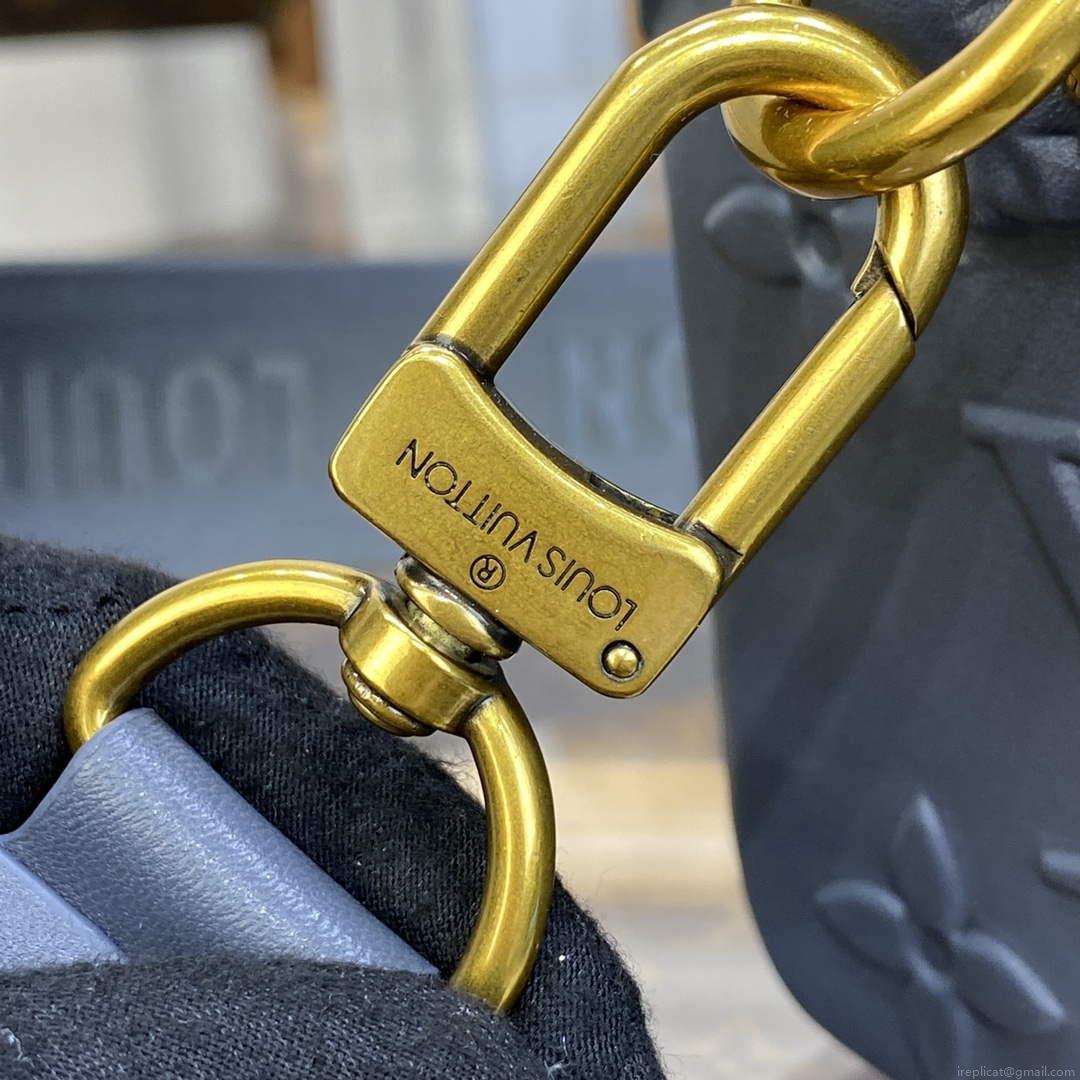 LV M21835 Louis Vuitton City Keepall Bag Dark Shadow Grey