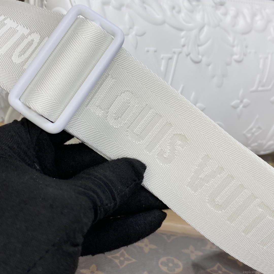 LV M21835 Louis Vuitton City Keepall Bag Optic White