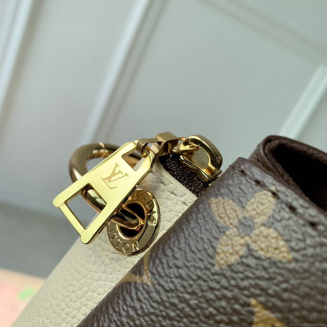 LV M46495 Louis Vuitton Opéra BB Tote Bag Crème Beige