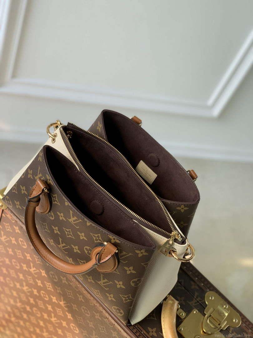 LV M46495 Louis Vuitton Opéra BB Tote Bag Crème Beige