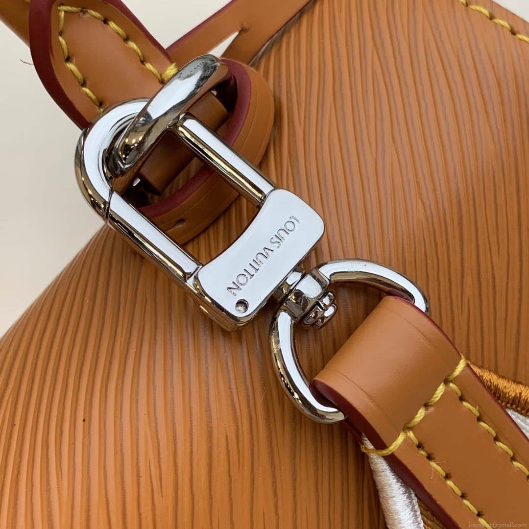 LV M58931 Louis Vuitton Cluny Mini Epi Handbag Gold Miel