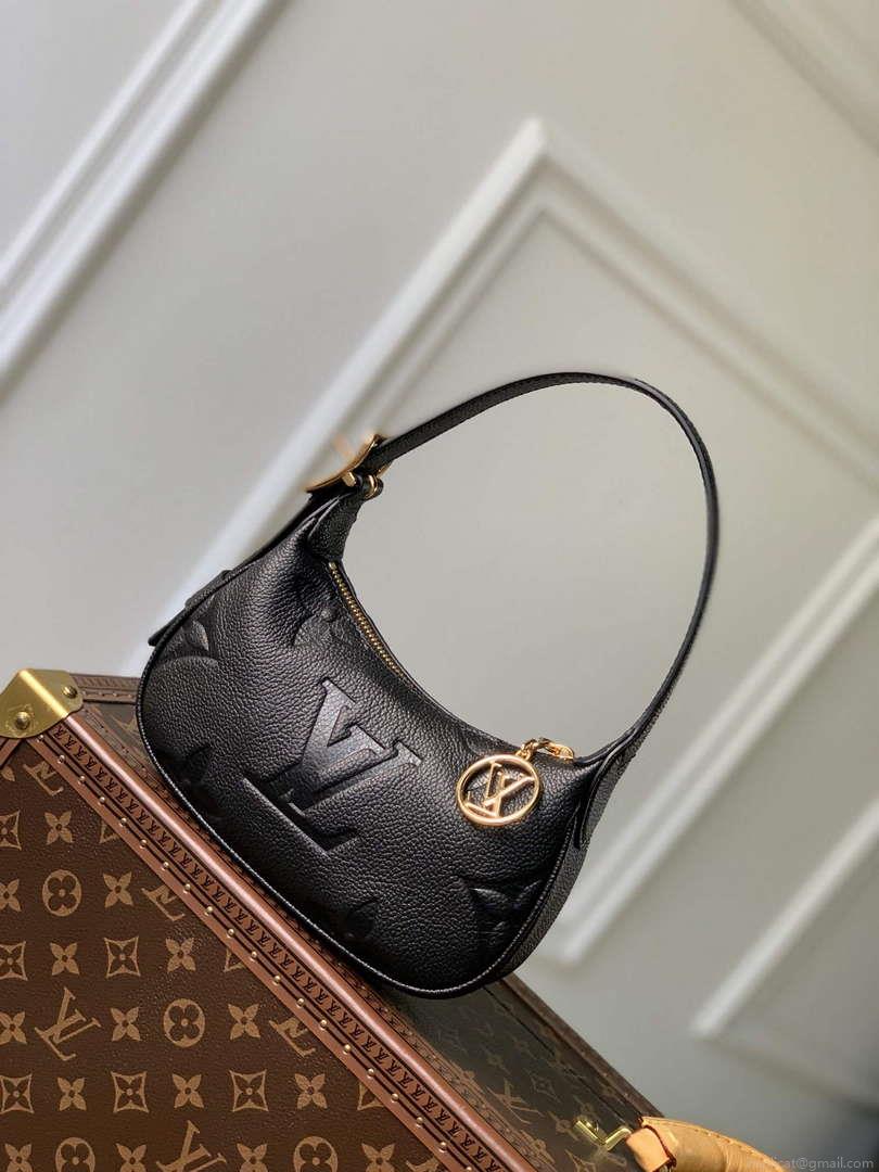 LV M82391 Louis Vuitton Mini Moon Shoulder Bag Black