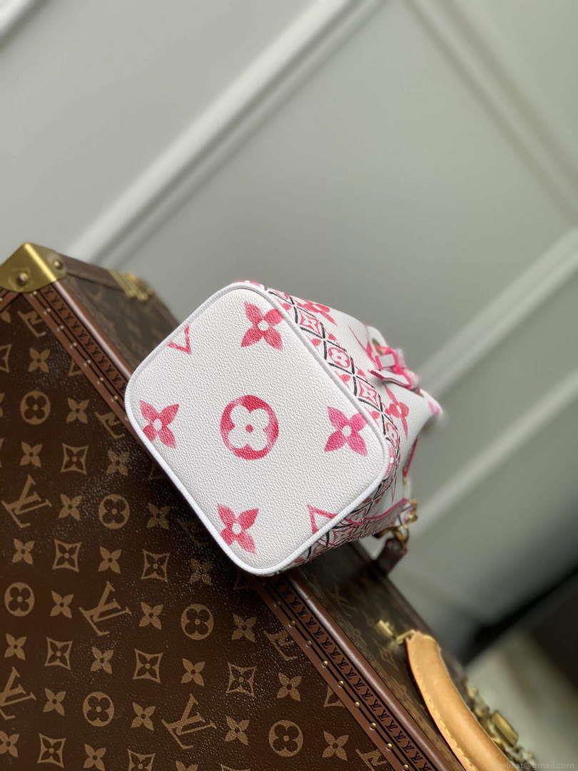 LV M82386 Louis Vuitton Nano Noé Bucket Bag Pink