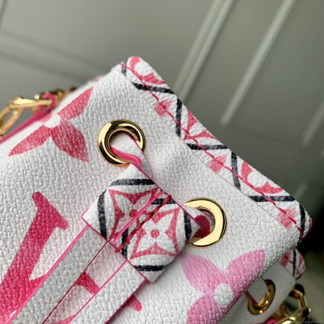 LV M82386 Louis Vuitton Nano Noé Bucket Bag Pink