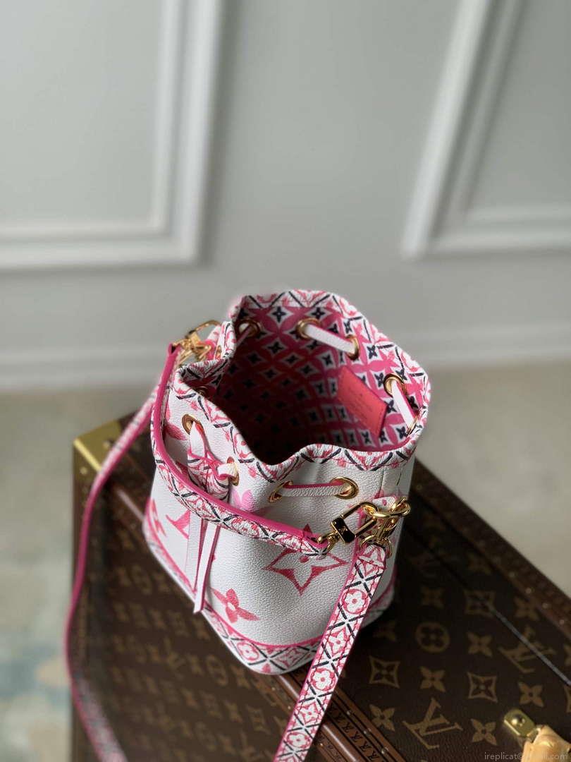 LV M82386 Louis Vuitton Nano Noé Bucket Bag Pink