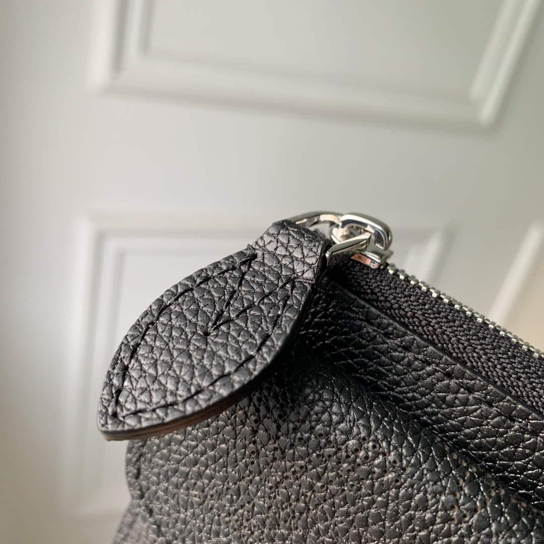 LV M81287 Louis Vuitton Card Holder Recto Verso Black