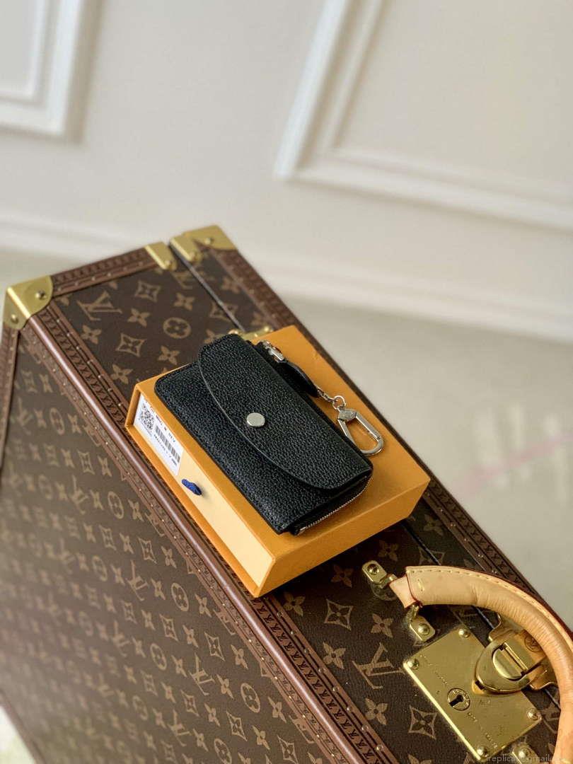 LV M81287 Louis Vuitton Card Holder Recto Verso Black