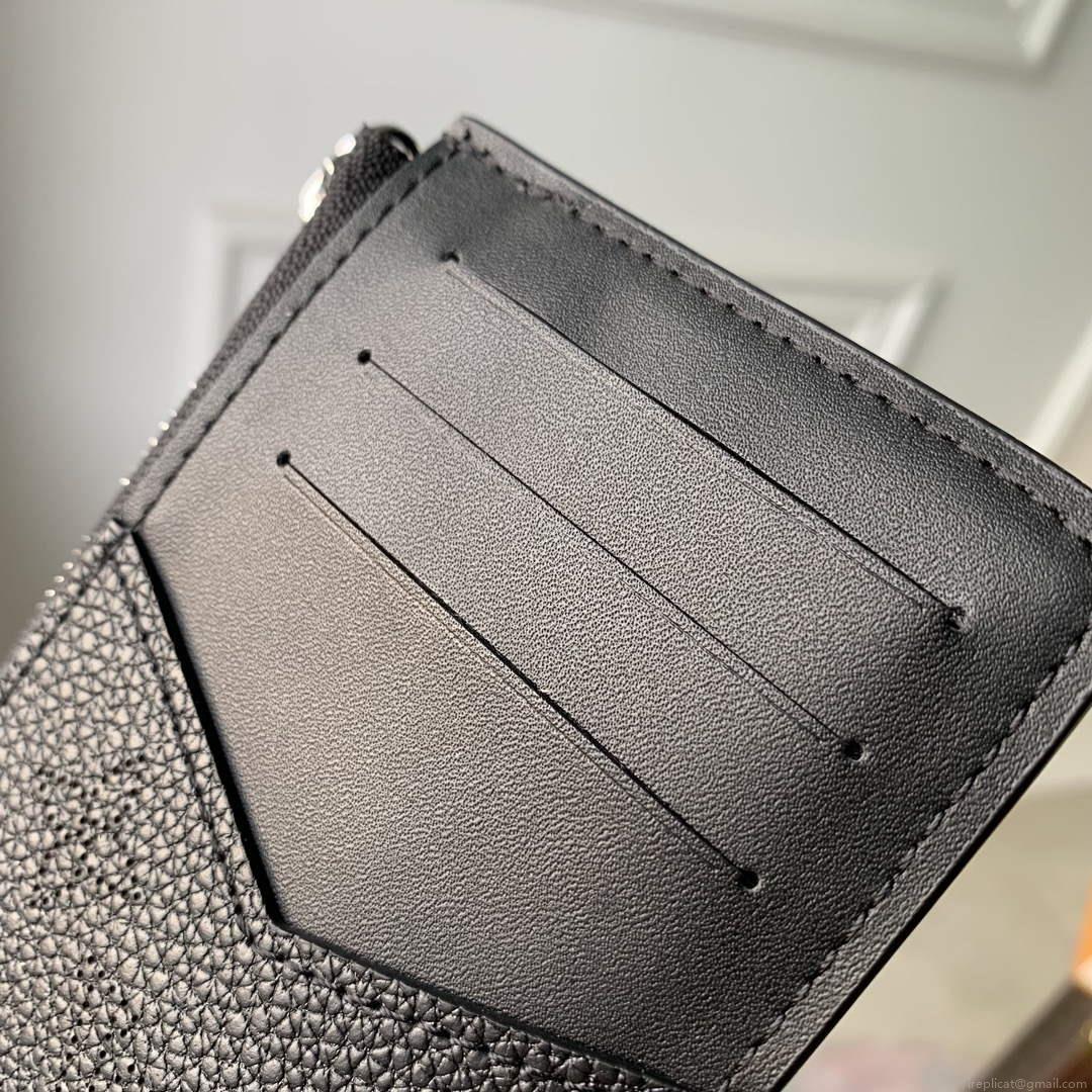 LV M81287 Louis Vuitton Card Holder Recto Verso Black