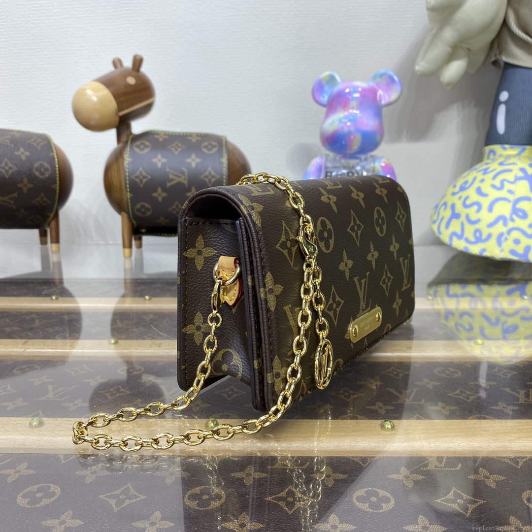 LV M82509 Louis Vuitton Wallet On Chain Lily Bag