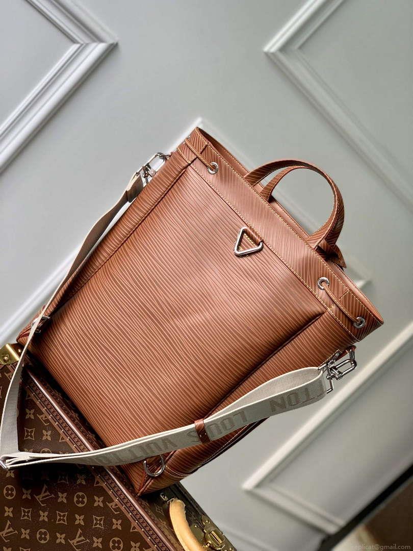 LV M23117 Louis Vuitton Maxi Noé Sling Bag Cognac