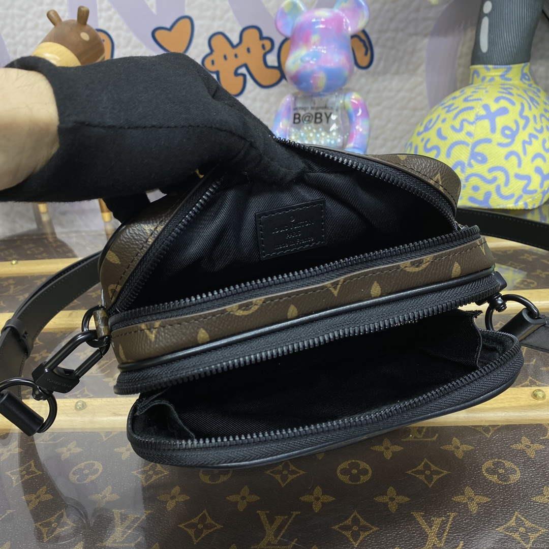 LV M82542 Louis Vuitton Nano Alpha Bag Brown