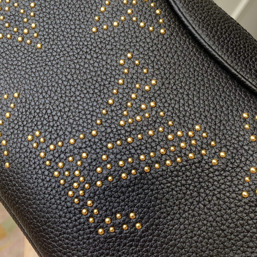 LV M46735 Louis Vuitton Bagatelle Handbag Black