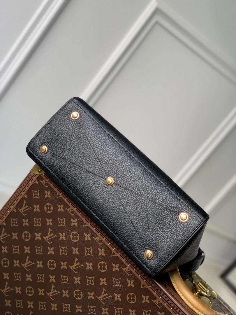 LV M22914 Louis Vuitton Lock It MM Bag Black