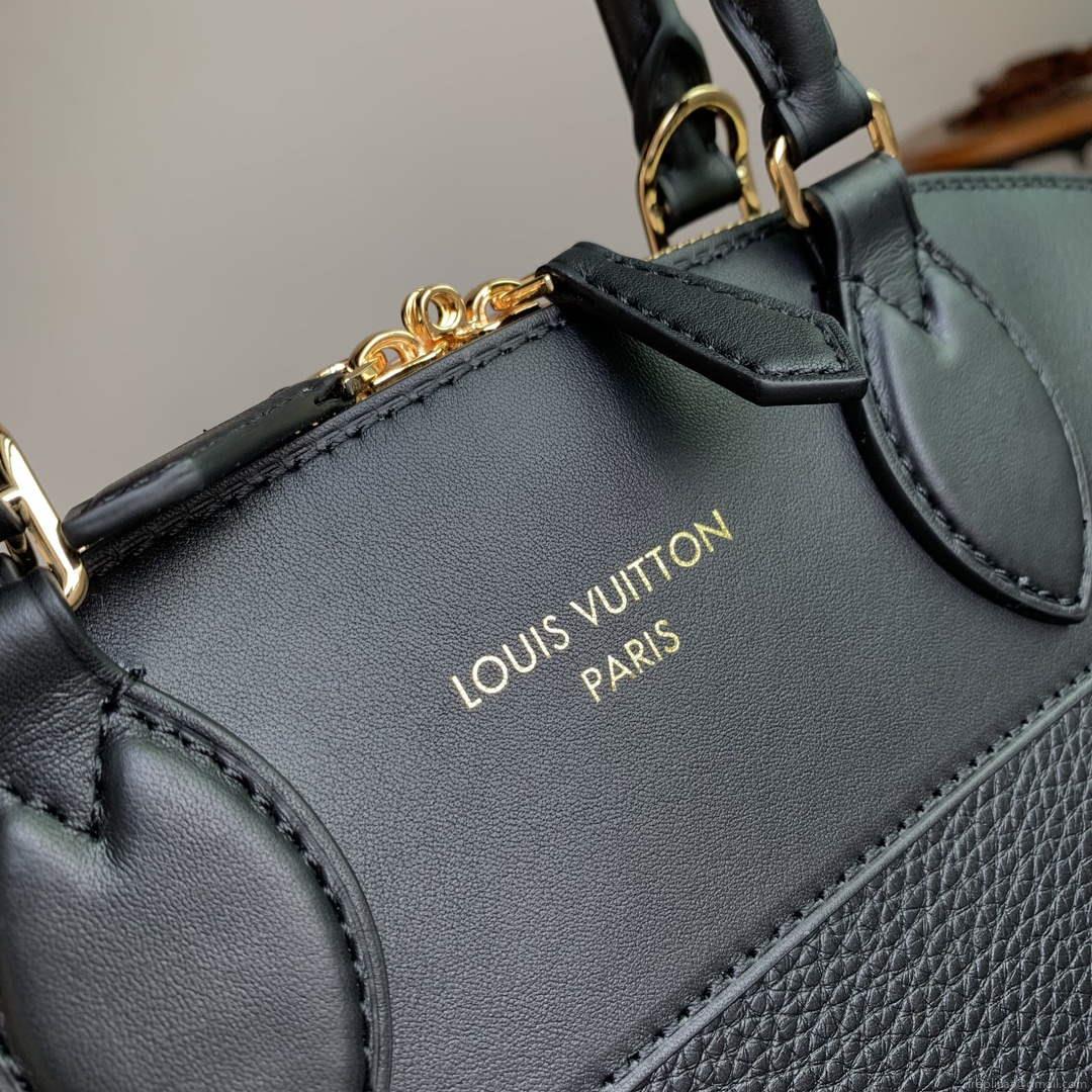 LV M22914 Louis Vuitton Lock It MM Bag Black
