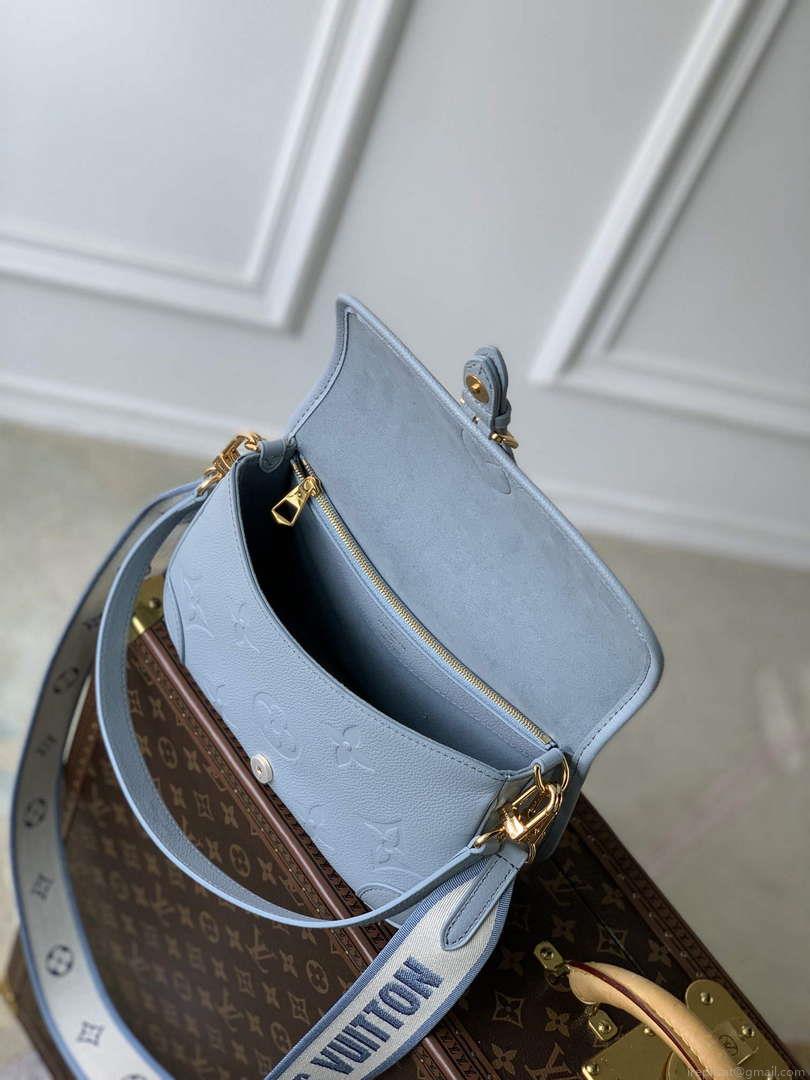 LV M46846 Louis Vuitton Diane Satchel Bag Blue Hour