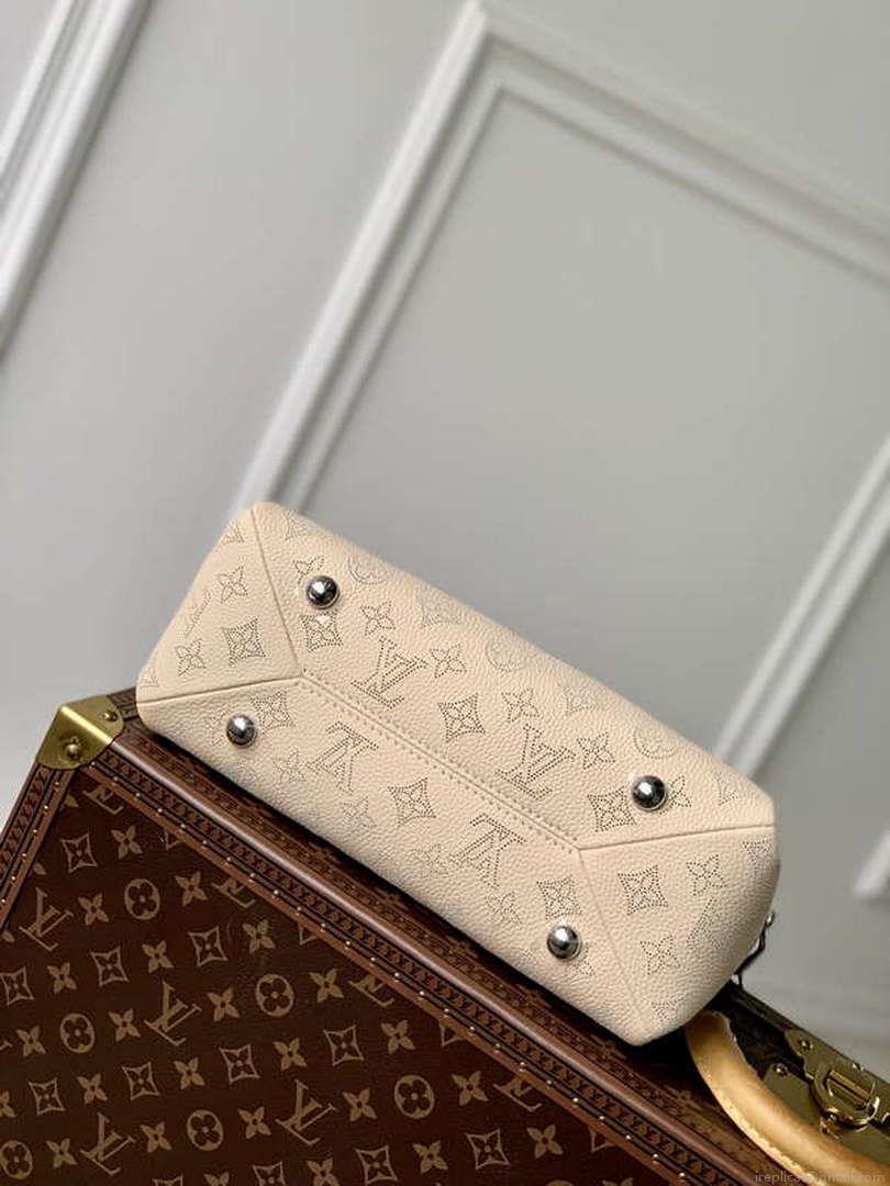 LV M24114 Louis Vuitton Hand It All PM Bag Mahina Crème Beige