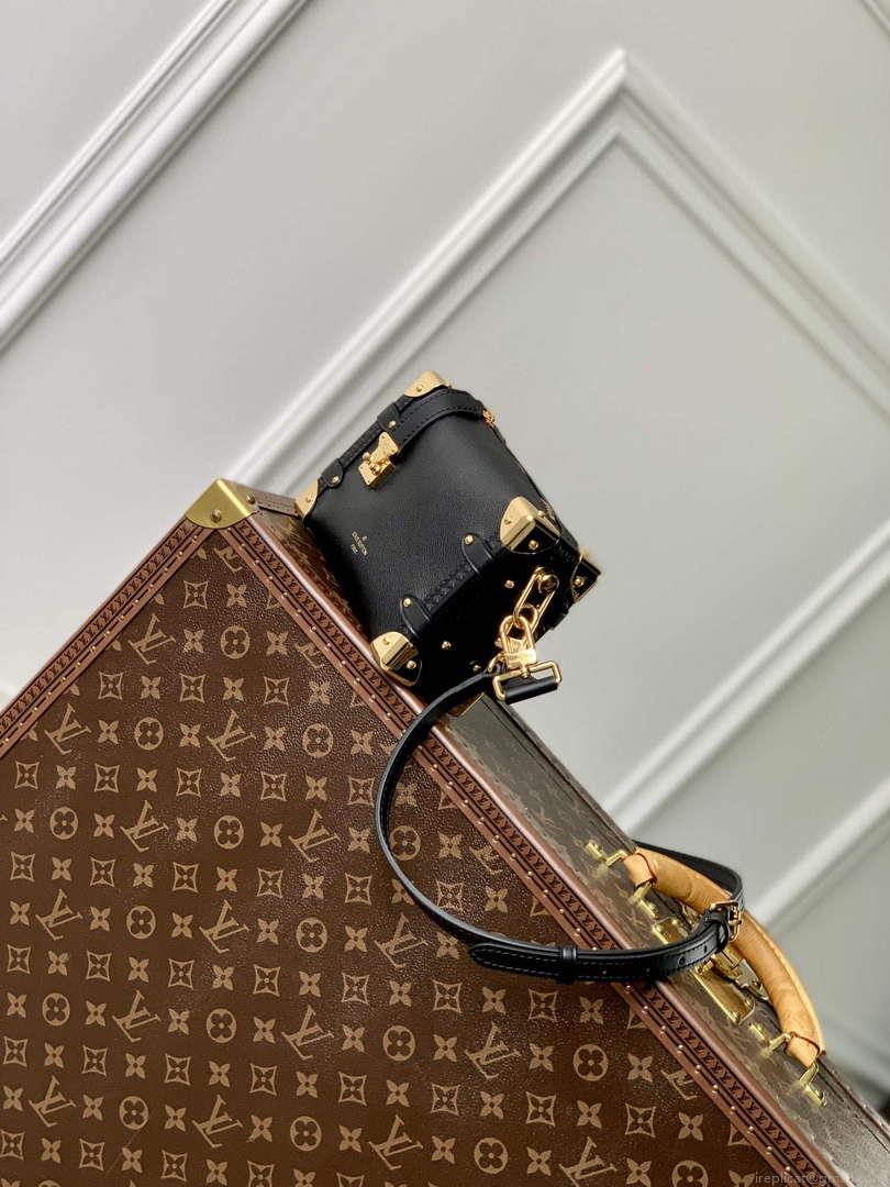 LV M23817 Louis Vuitton Side Trunk PM Bag Black