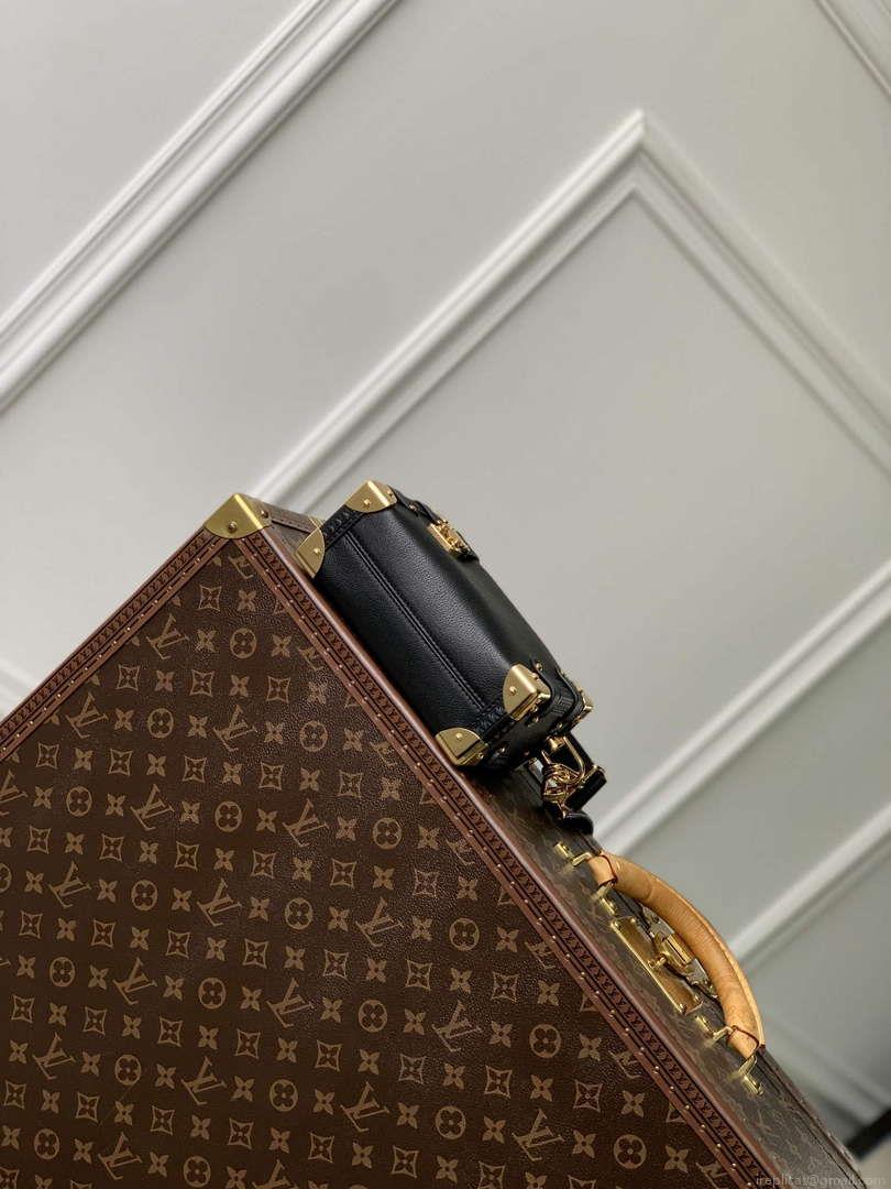 LV M23817 Louis Vuitton Side Trunk PM Bag Black