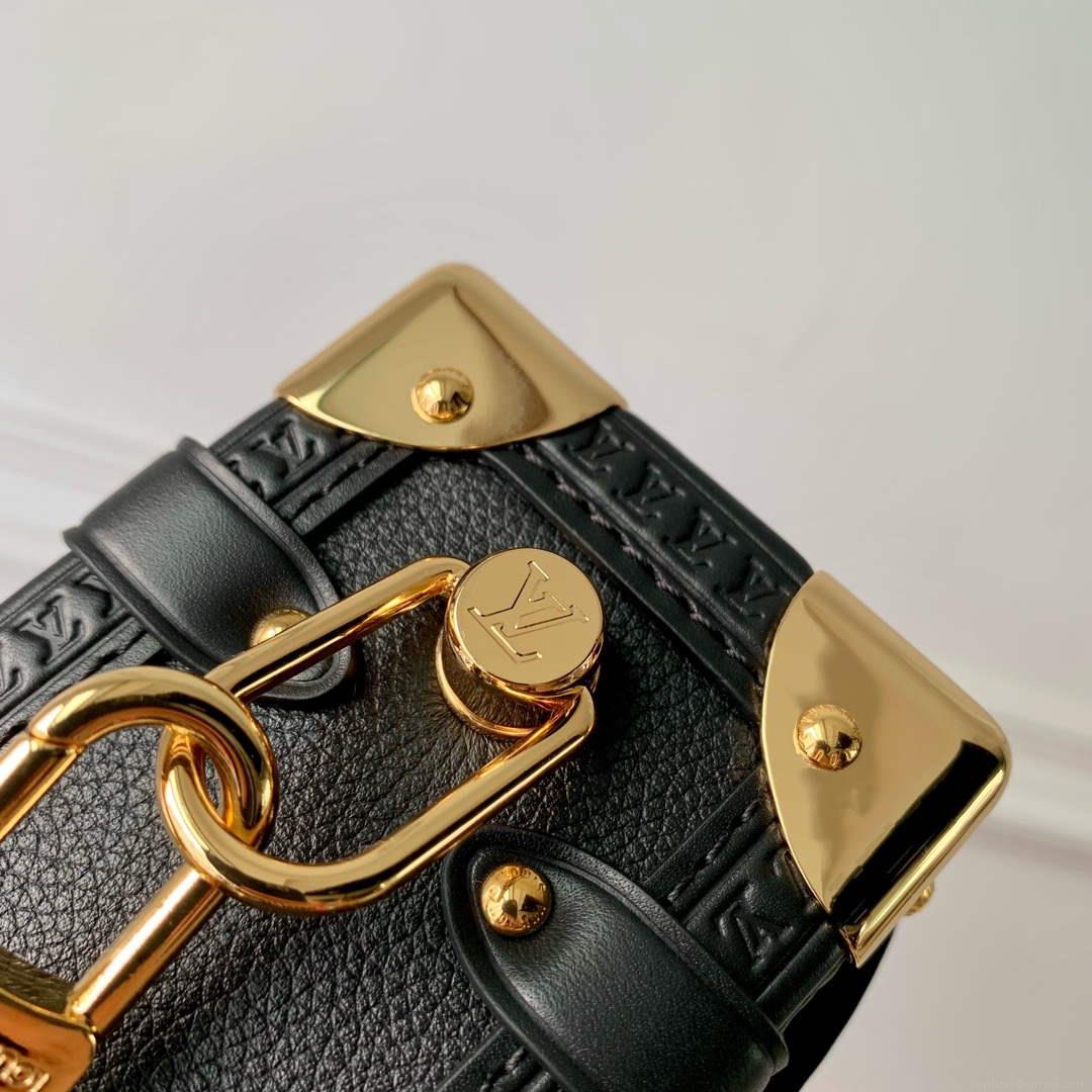 LV M23817 Louis Vuitton Side Trunk PM Bag Black