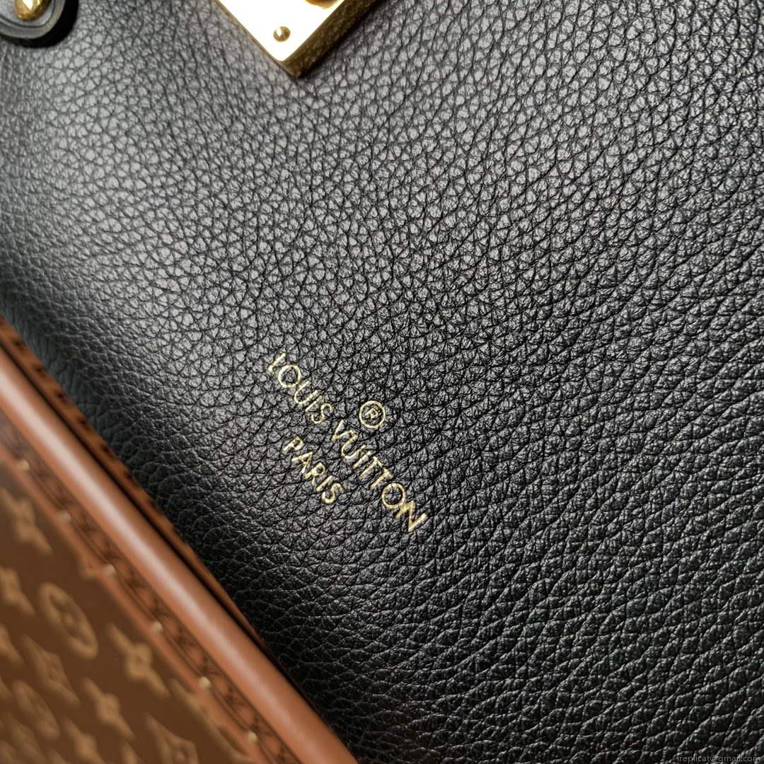LV M23817 Louis Vuitton Side Trunk PM Bag Black