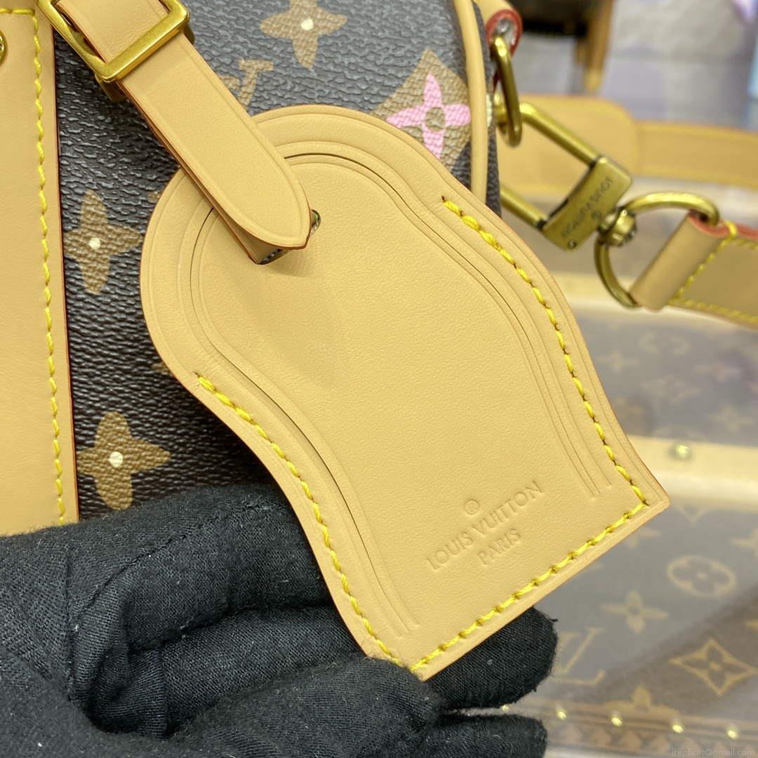 LV M24849 Louis Vuitton Keepall Bandoulière 25 Bag Chocolate