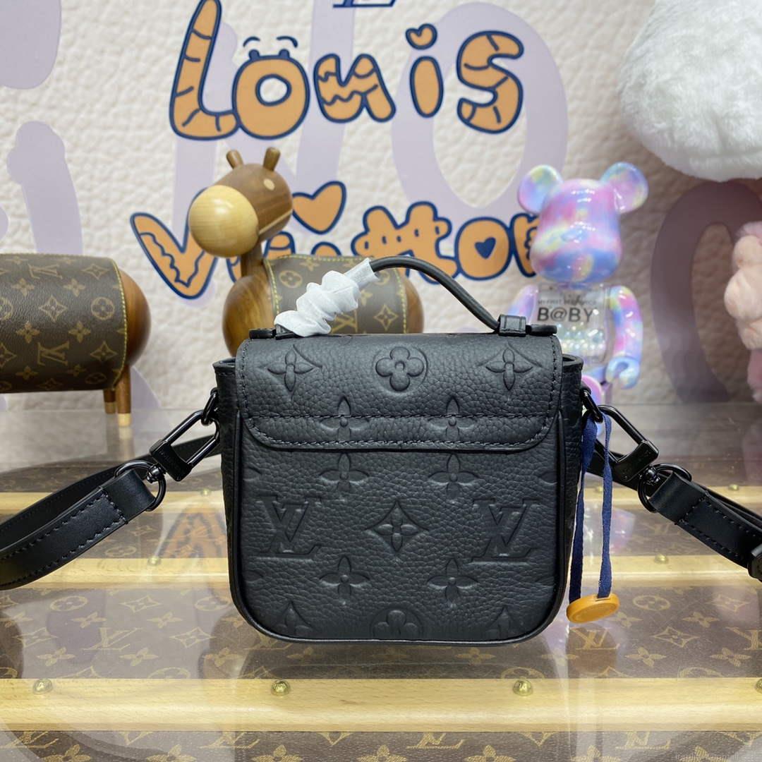 LV M83148 Louis Vuitton Pico S-Lock Bag Black
