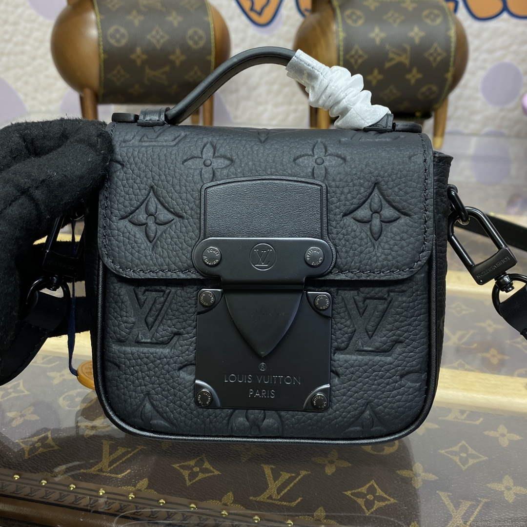 LV M83148 Louis Vuitton Pico S-Lock Bag Black