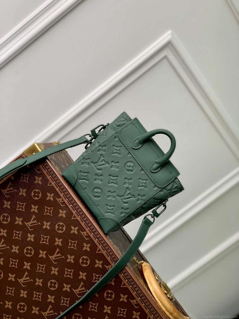 LV M83052 Louis Vuitton Nano Steamer Bag Forest Green
