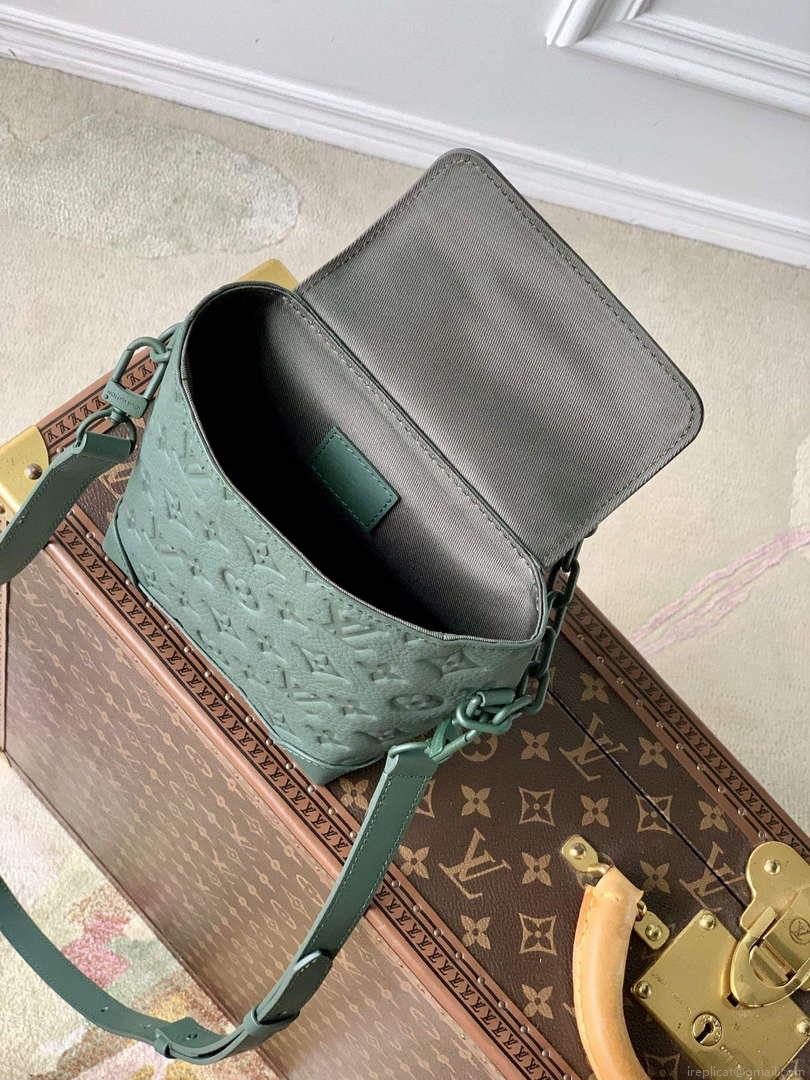 LV M83052 Louis Vuitton Nano Steamer Bag Forest Green