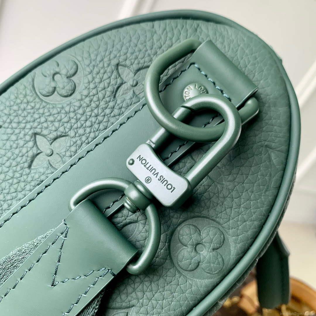 LV M24432 Louis Vuitton Keepall Bandoulière 25 Bag Forest Green