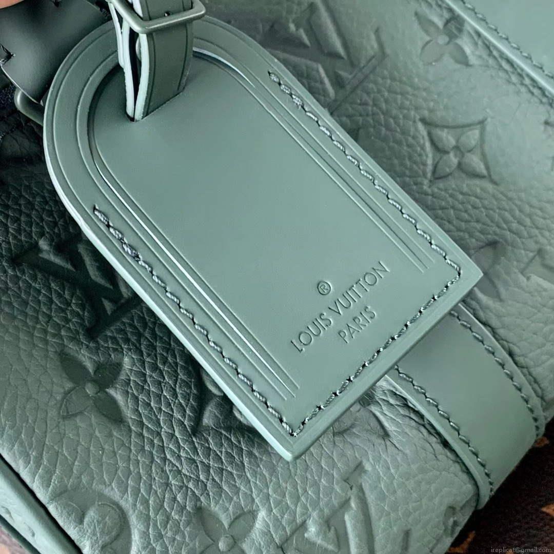 LV M24432 Louis Vuitton Keepall Bandoulière 25 Bag Forest Green