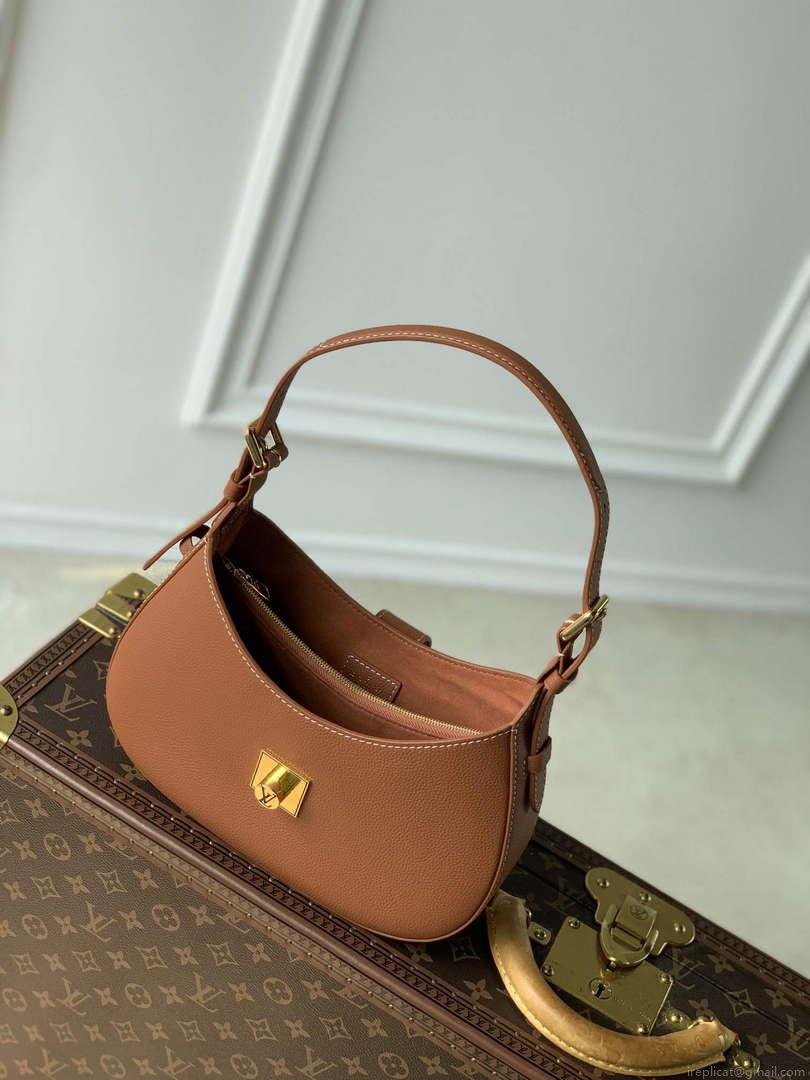 LV M24885 Louis Vuitton Low Key Shoulder Bag Cognac Brown