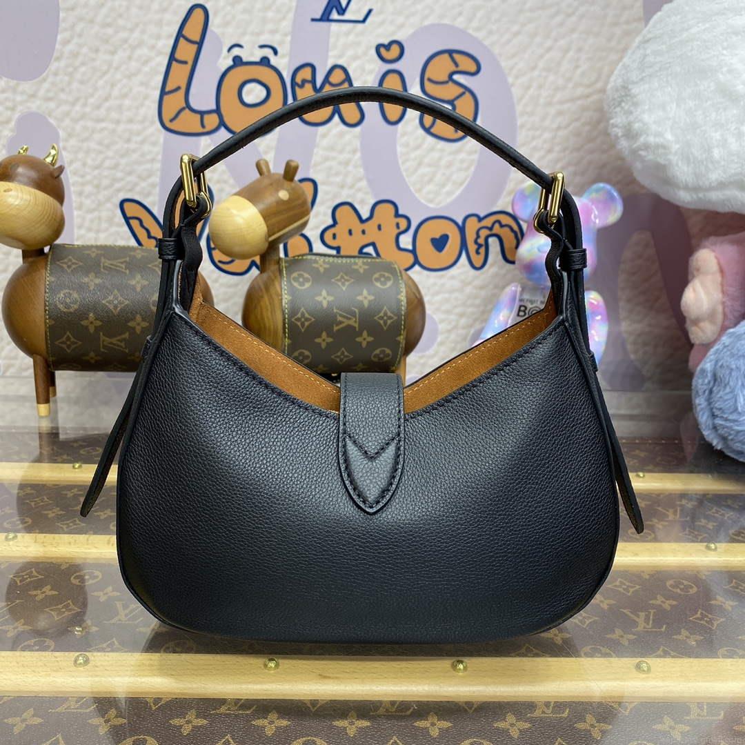 LV M24611 Louis Vuitton Low Key Shoulder Bag Black