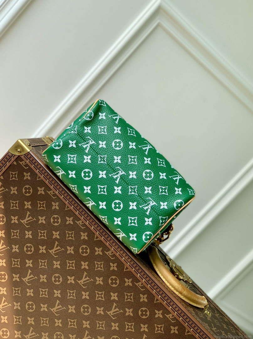 LV M24423 Louis Vuitton Speedy P9 Bandoulière 25 Monogram Bag Green