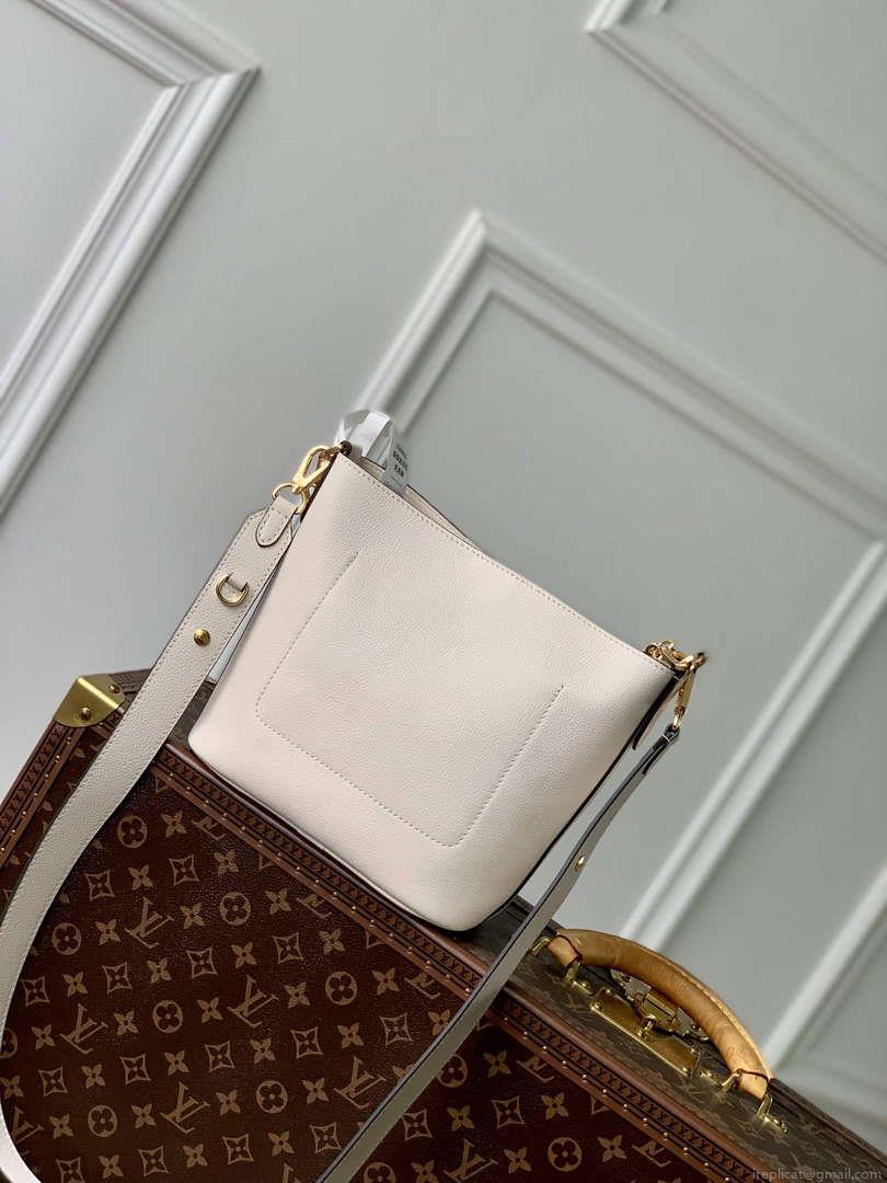 LV M24638 Louis Vuitton Lock and Walk Bucket Bag Quartz