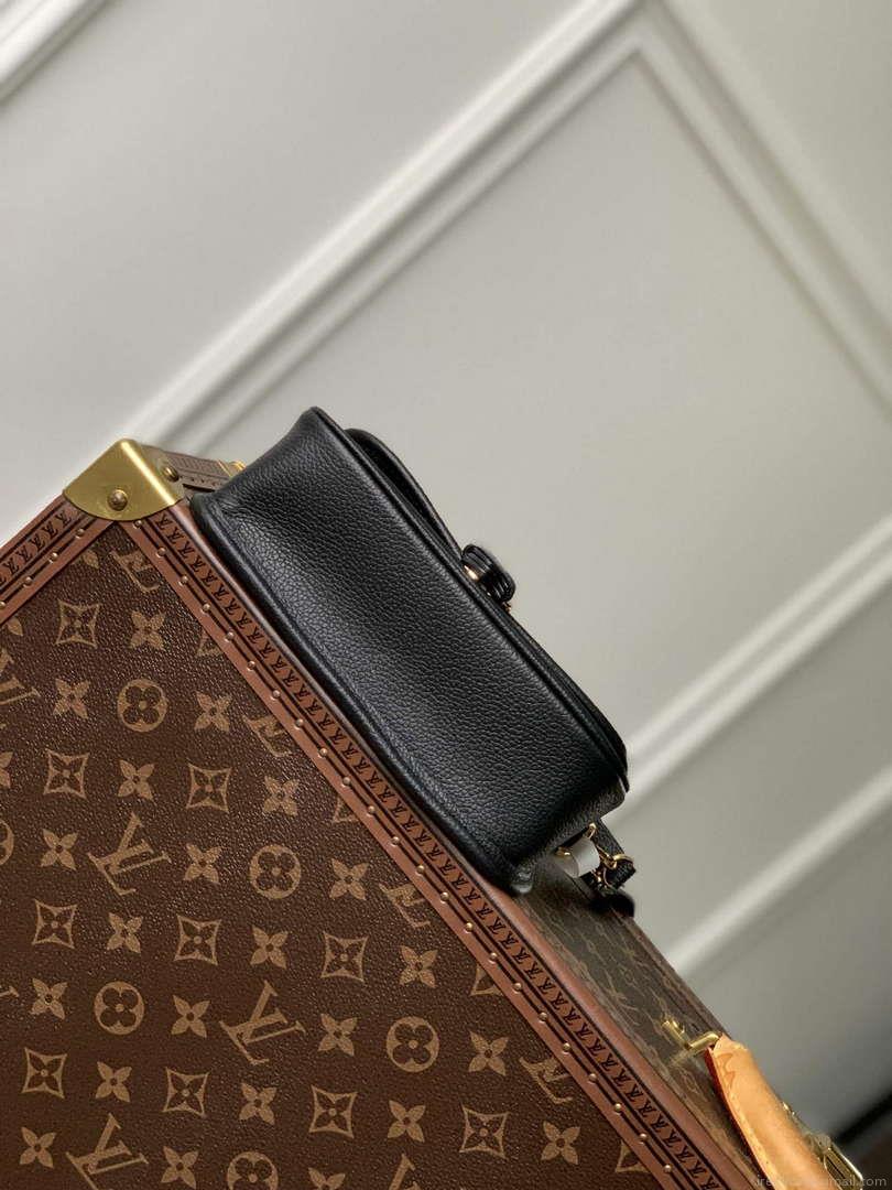LV M83566 Louis Vuitton Nano Diane Bag Empreinte leather Black