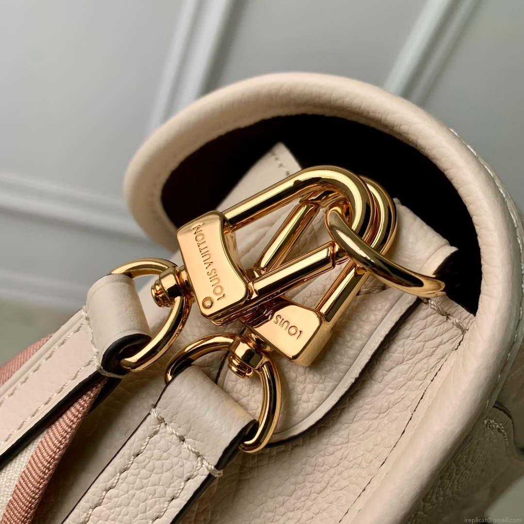 LV M46388 Louis Vuitton Diane Monogram Empreinte Leather White