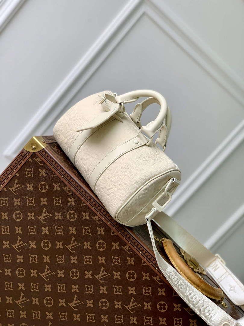 LV M24434 Louis Vuitton Keepall Bandoulière 25 Bag Full Moon