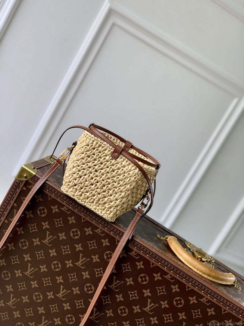 LV M83521 Louis Vuitton Noé Purse Bag Natural / Tan
