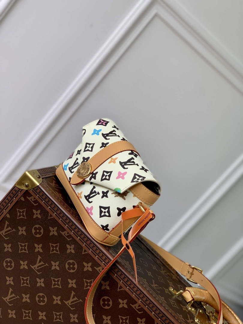 LV M83346 Louis Vuitton Envelope Wearable Wallet Bag Vanilla