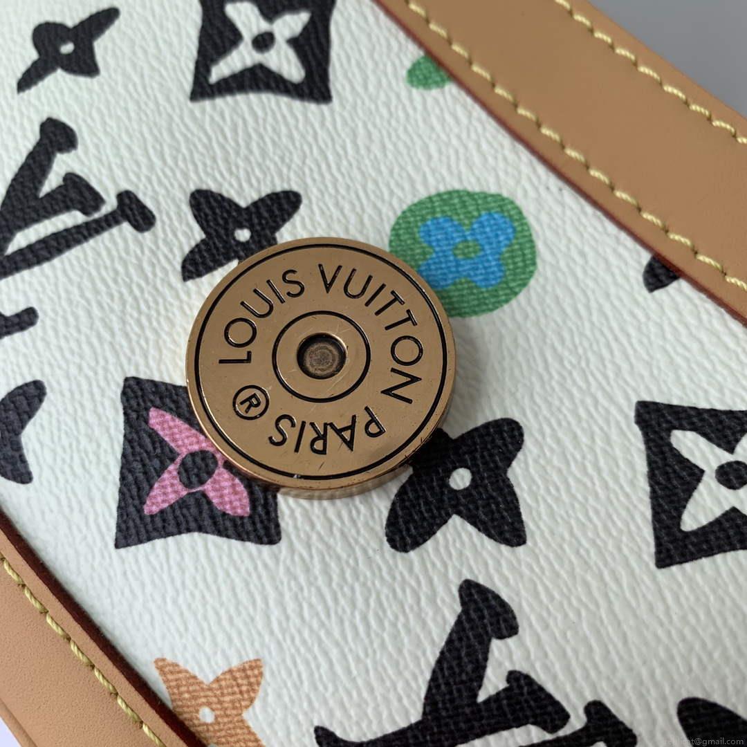LV M83346 Louis Vuitton Envelope Wearable Wallet Bag Vanilla