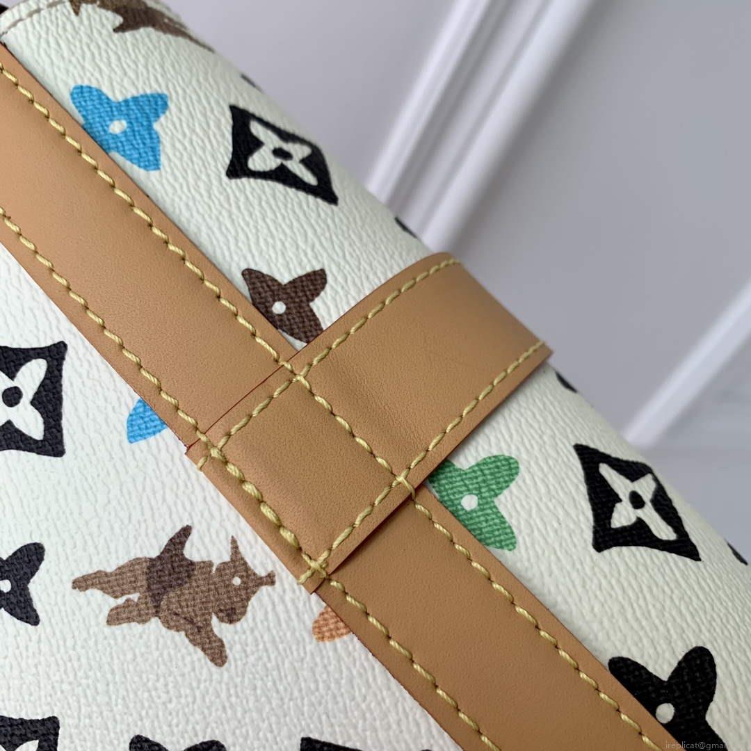 LV M83346 Louis Vuitton Envelope Wearable Wallet Bag Vanilla