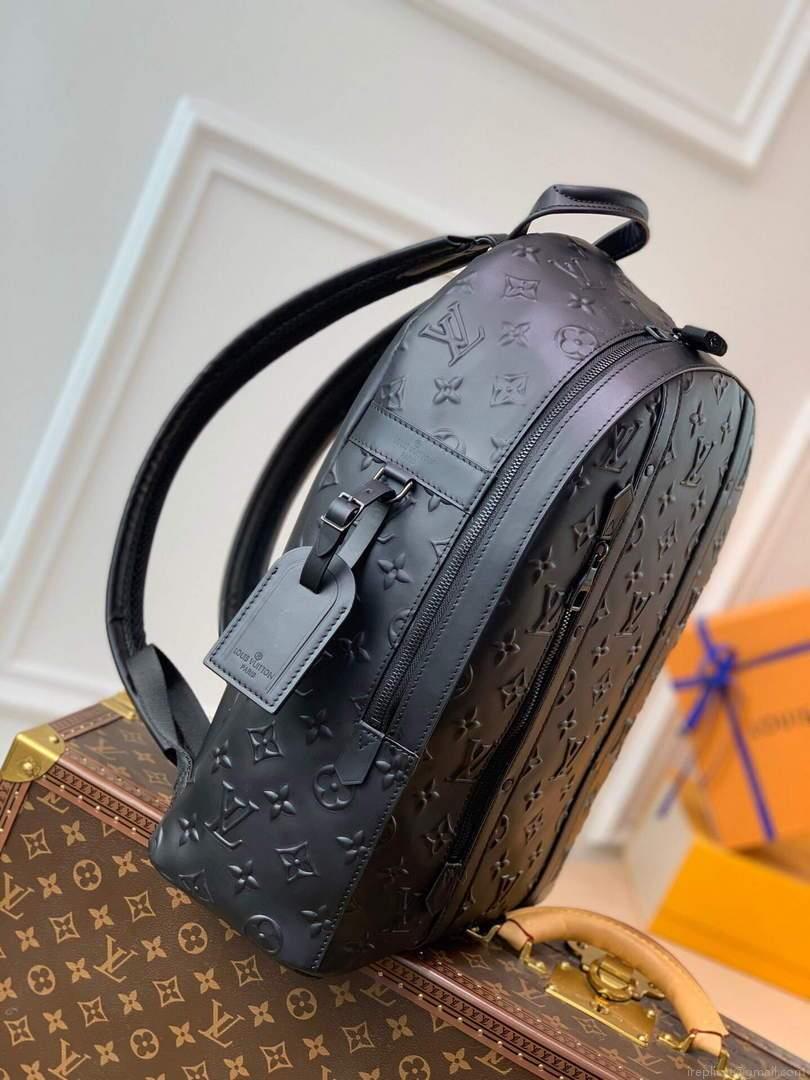 LV M57959 Louis Vuitton Armand Backpack Other Leathers Black