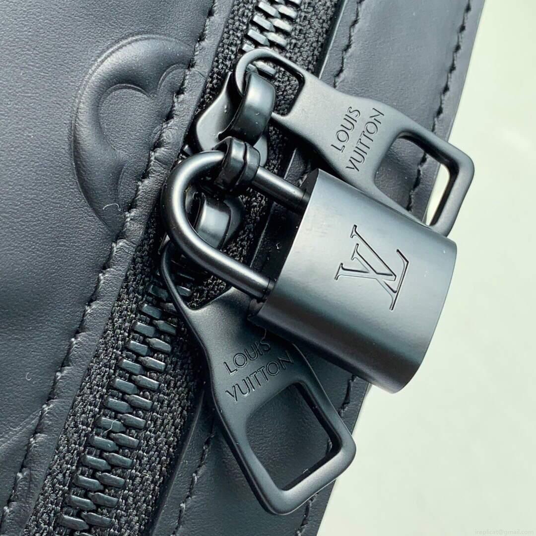 LV M57959 Louis Vuitton Armand Backpack Other Leathers Black