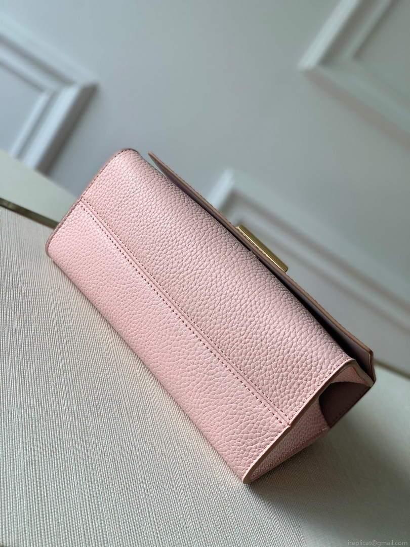 LV M57214 Louis Vuitton Twist One Handle PM Bag M57897 Greige