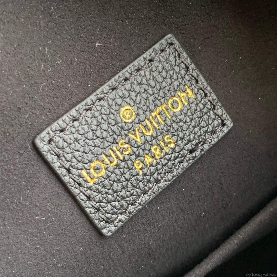 LV M57687 Louis Vuitton Lockme Bucket Bag M57688 M57689 Black