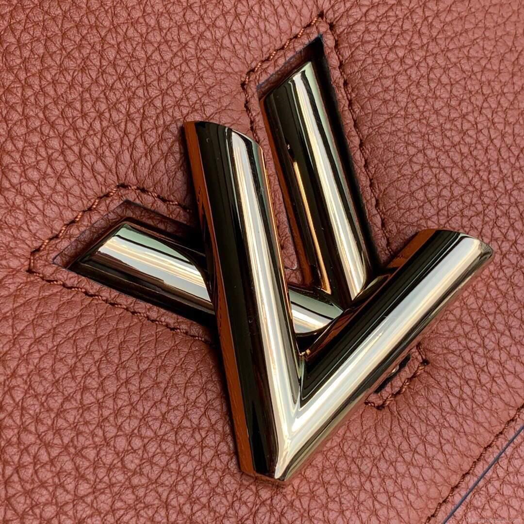 LV M57897 Louis Vuitton Twist One Handle PM Bag M57214 Brown