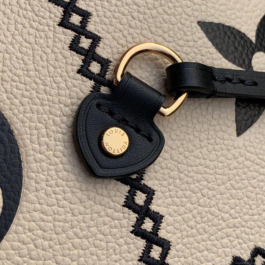 LV M46039 Louis Vuitton Neverfull MM Tote Monogram Bag M46040 Crème Beige